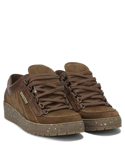 Mephisto Rainbow Oregon Suede Sneakers In Brown