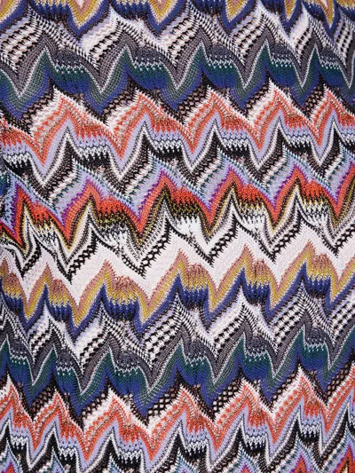 Missoni Short Dress With Half Sleeves In Embroidered Lace In Multi