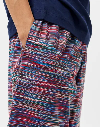 Missoni Striped Jogger Shorts In Multi