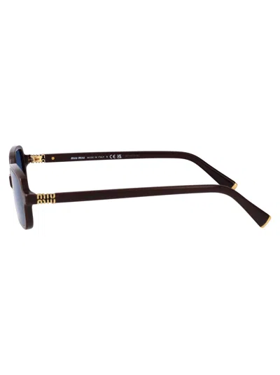 Miu Miu Moka Acetate Sunglasses In Brown