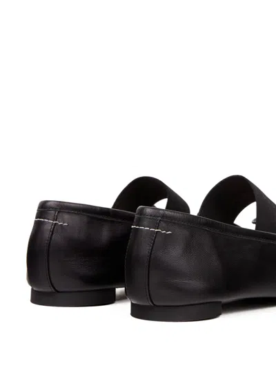 Mm6 Maison Margiela Anatomic Numeric Black Ballet Flats
