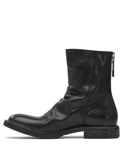 Moma Woman Ankle Boots Black Size 8 Leather In Black