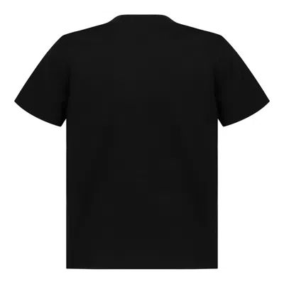 Moncler 100% Cotton T-shirt In Black
