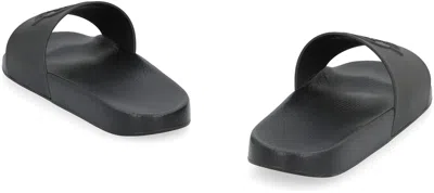 Moncler Basile Rubber Slides In Black