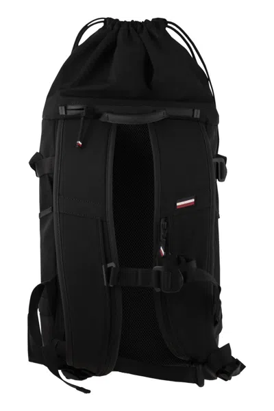 Moncler Grenoble Technical Water-repellent Backpack In Black