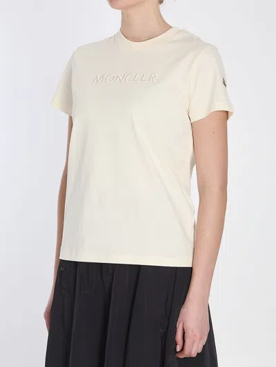 Moncler Cotton T-shirt In White