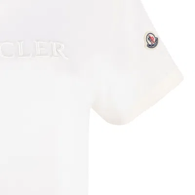 Moncler Cotton T-shirt In White
