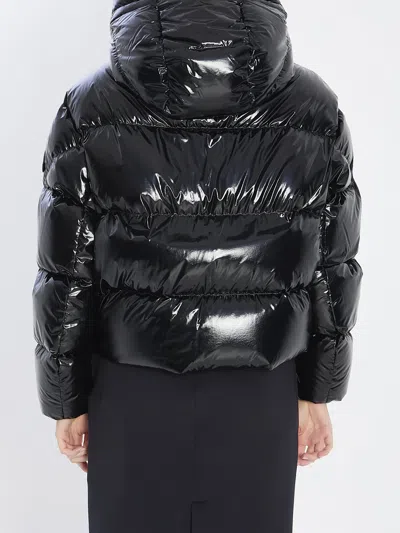 Moncler Genius 4 Moncler Edward Enninful - Lothar Hooded Down Jacket In Black