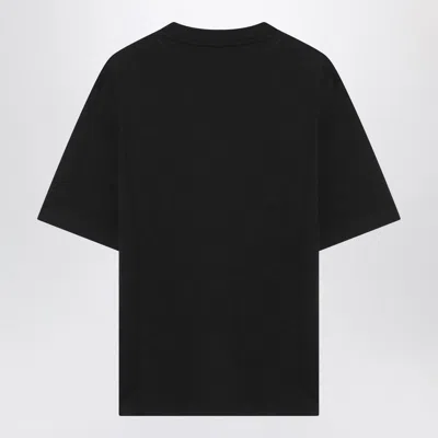 Moncler Genius Moncler X Edward Enninful Black Cotton T-shirt In Black
