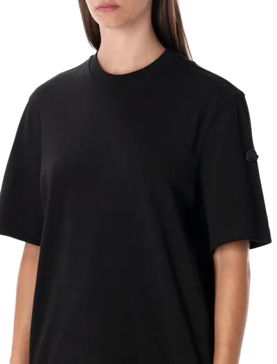 Moncler Genius Moncler X Edward Enninful Black Cotton T-shirt In Black