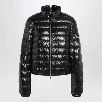 Moncler Genius Moncler X Edward Enninful Knut Short Glossy Down Jacket In Black