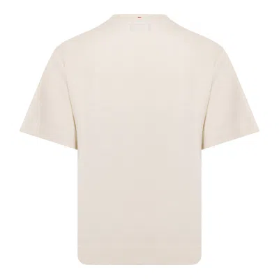 Moncler Grenoble 100% Cotton T-shirt In Neutral