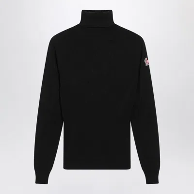 Moncler Wool Blend Turtleneck Long Sleeve Top