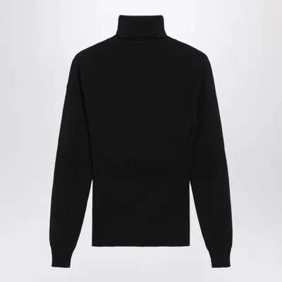 Moncler Wool Blend Turtleneck Long Sleeve Top