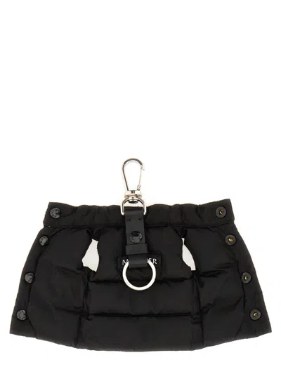 Moncler Keychain In The Shape Of A Vest In Black