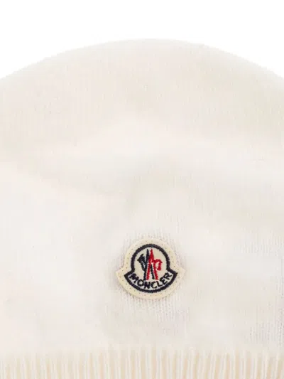 Moncler Kids Cashmere Beanie In Neutral