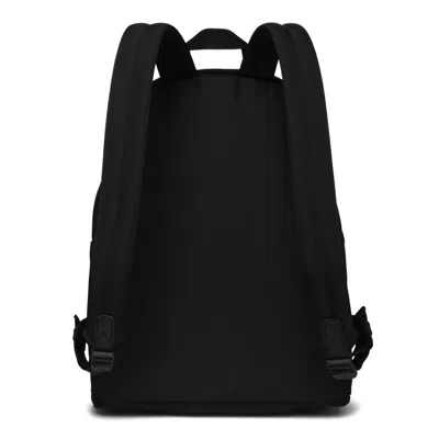 Moncler Pierrick Nylon Backpack Large Front Pocket In Black