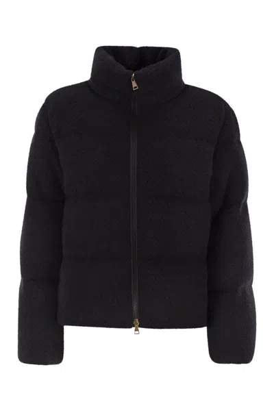 Moncler Mornas - Short Down Jacket In Black