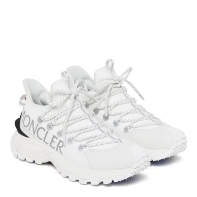 Moncler White Tech Fabric Trailgrip Lite 2 Sneakers In White