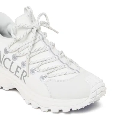 Moncler White Tech Fabric Trailgrip Lite 2 Sneakers In White