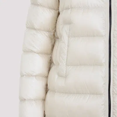 Moncler Suyenne Hooded Mid-length Down Jacket Clothing In White