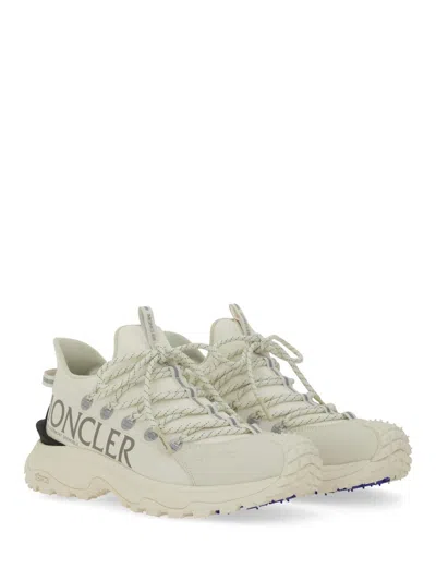Moncler White Tech Fabric Trailgrip Lite 2 Sneakers In White
