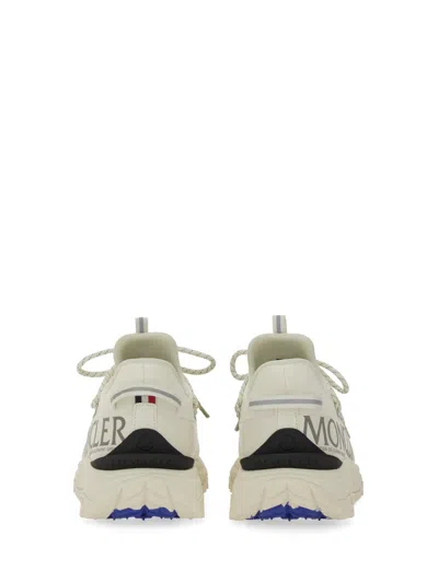 Moncler White Tech Fabric Trailgrip Lite 2 Sneakers In White