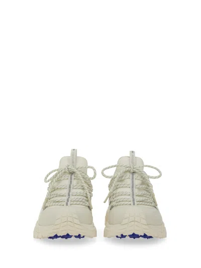 Moncler White Tech Fabric Trailgrip Lite 2 Sneakers In White