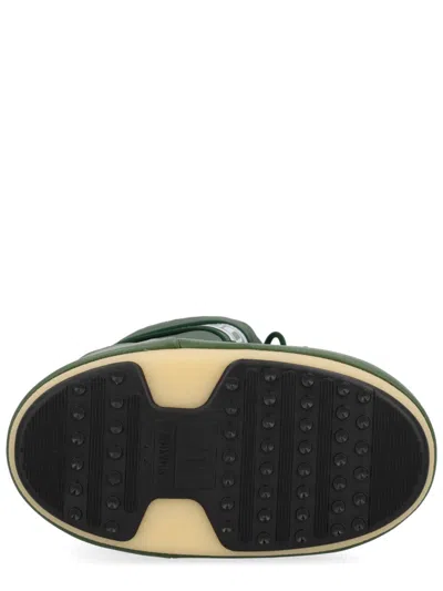 Moon Boot Icon Lace-up Padded Boots In Green