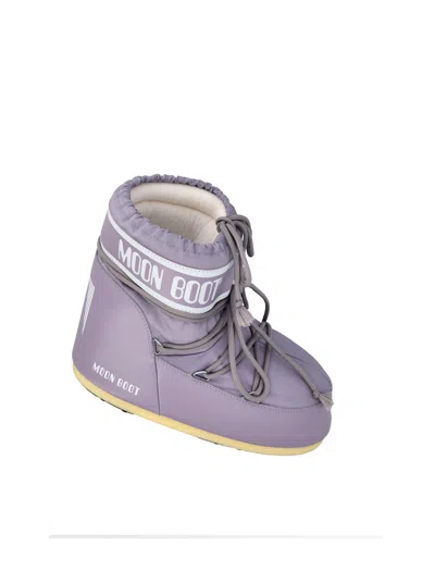Moon Boot Womens Polyvinyl Cold Weather Ankle Boots In Purple