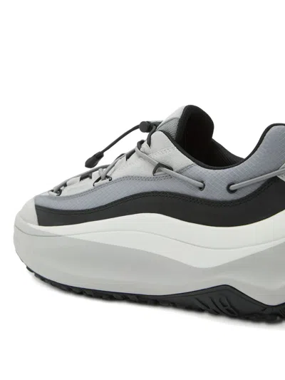 Moon Boot Multicolor Fabric Moon247 Sneakers In Gray