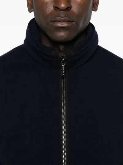 Moorer Bellati Bomber Jacket In Blue