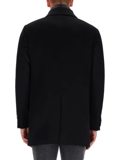 Moorer Monferratole Coat In Black