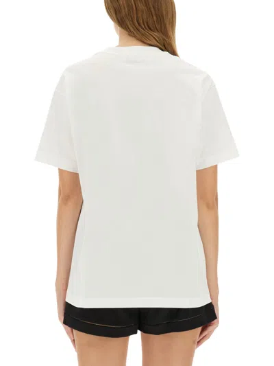 Moschino Couture Tshirt With Print In White