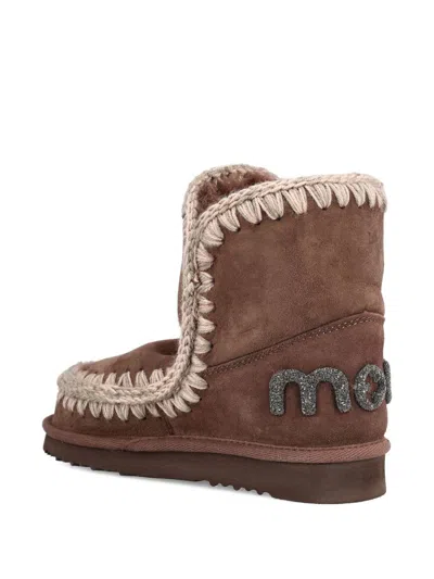 Mou Eskimo 18 Glitter Logo Boots In Multi
