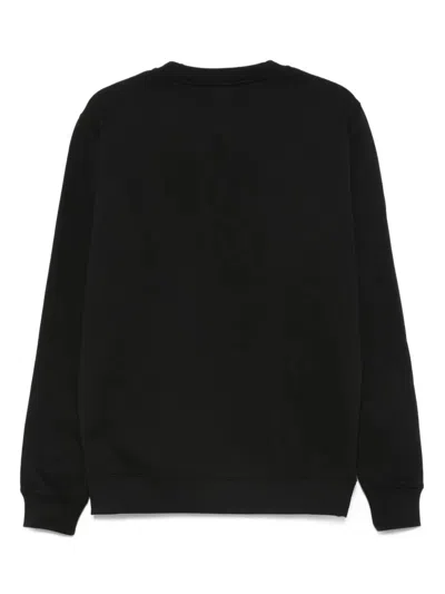 Msgm Cotton Sweatshirt In Black
