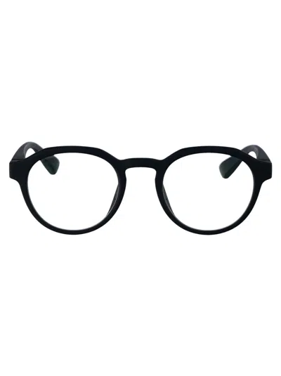 Mykita 346 Indigo Clear Acetate Glasses In Black