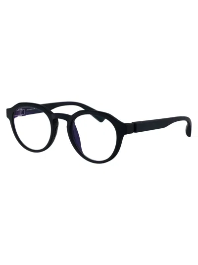 Mykita 346 Indigo Clear Acetate Glasses In Black