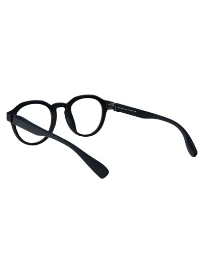 Mykita 346 Indigo Clear Acetate Glasses In Black