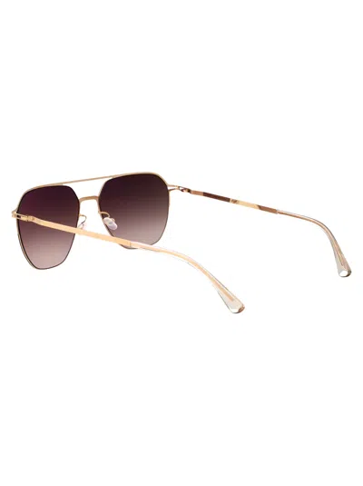Mykita Champagne Gold Steel Sunglasses In Gold