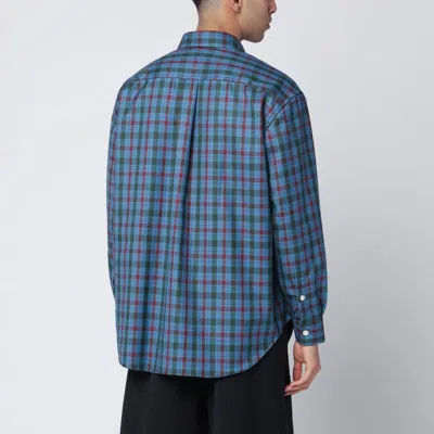 Namacheko Light Blue Shirt With Check Pattern