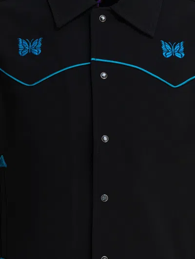 Needles Orvershirt Jacket Western Details In Black