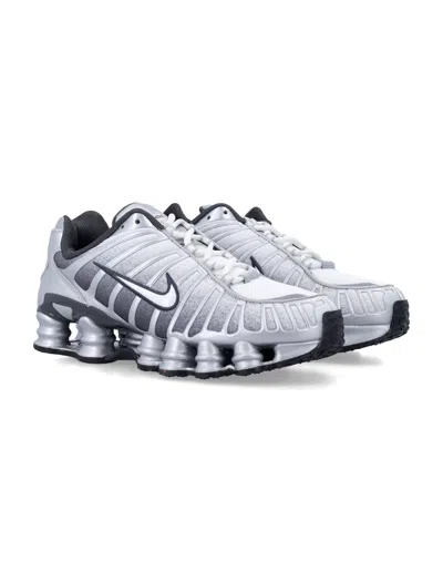 Nike Shox Tl Sneakers In Textile And Synthetic Materials In Gray