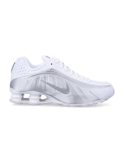 Nike Shox R4 Aerodynamic White Sneakers In Multi