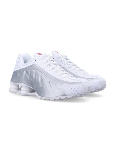 Nike Shox R4 Aerodynamic White Sneakers In Multi