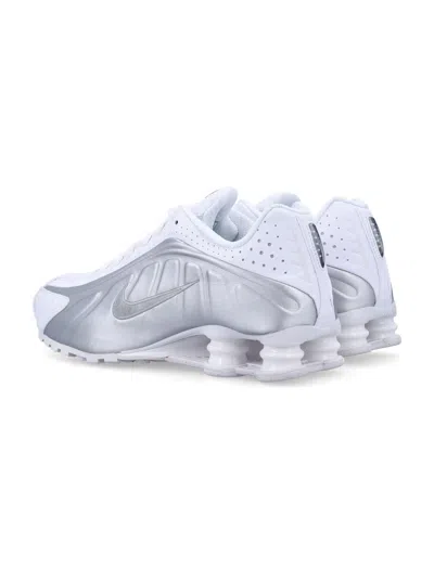 Nike Shox R4 Aerodynamic White Sneakers In Multi