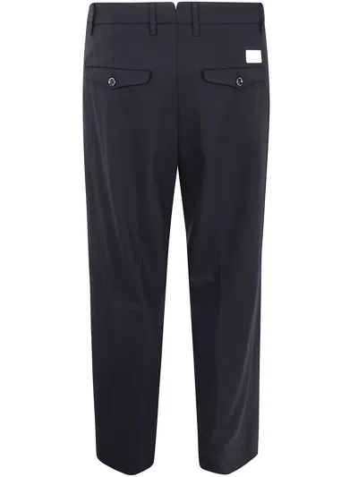 Nine In The Morning Button-fastening Wool Trousers In Black