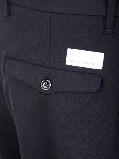 Nine In The Morning Button-fastening Wool Trousers In Black