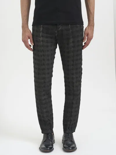 Nostrasantissima Four-button Slouchy Pants In Green