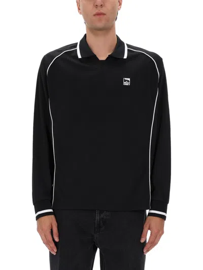 Obey Logo-patch Sweatshirt In Black